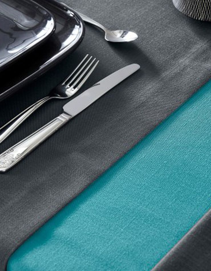 Nappe aspect lin (bleu canard) Nappe aspect lin (bleu canard)