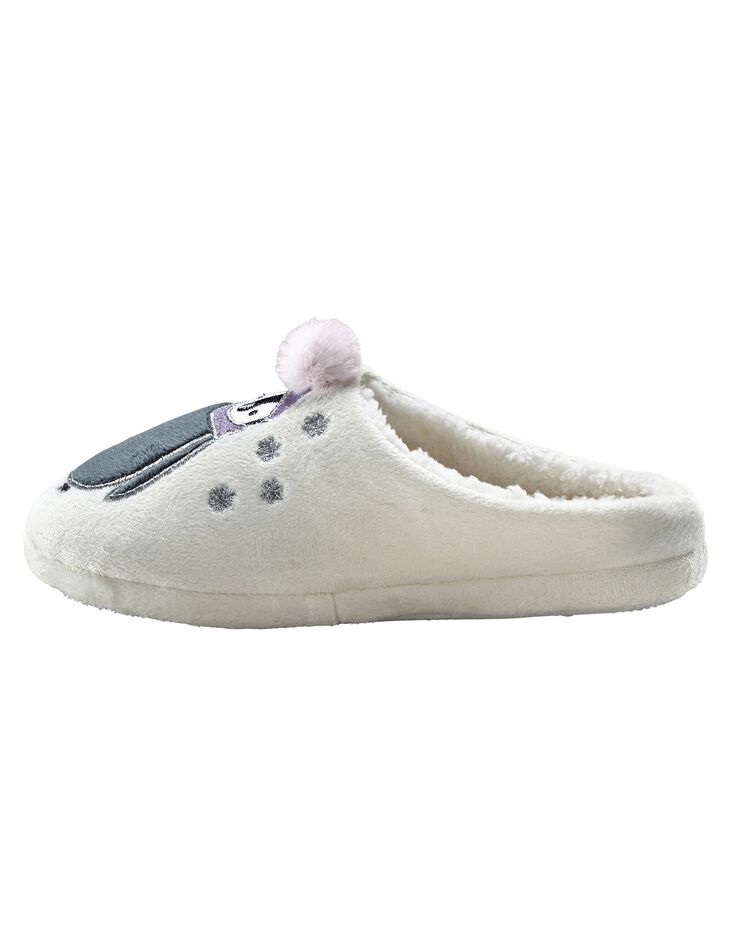 Mules pompon pingouin (écru) Mules pompon pingouin (écru)