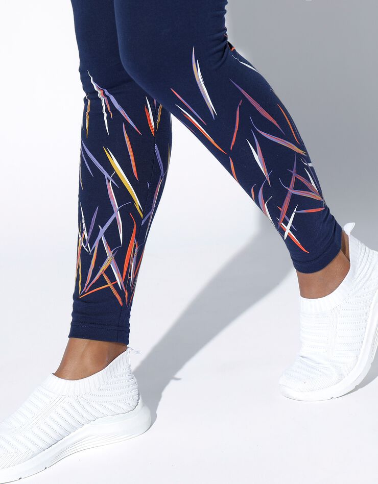 Legging imprimé graphique (marine / multicolore) Legging imprimé graphique (marine / multicolore)