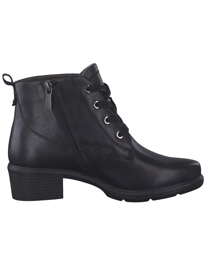 Bottines dessus cuir - largeur confort (noir) Bottines dessus cuir - largeur confort (noir)
