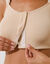 Brassi&egrave;re microfibre post-op&eacute;ratoire forme brassi&egrave;re ouverture devant par bande auto-agrippante - sans armatures (nude)