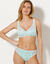 Culotte imprimée « printemps » forme midi Coria - lot de 2 (aqua)