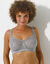 Soutien-gorge dentelle grand maintien, sans armatures (gris)