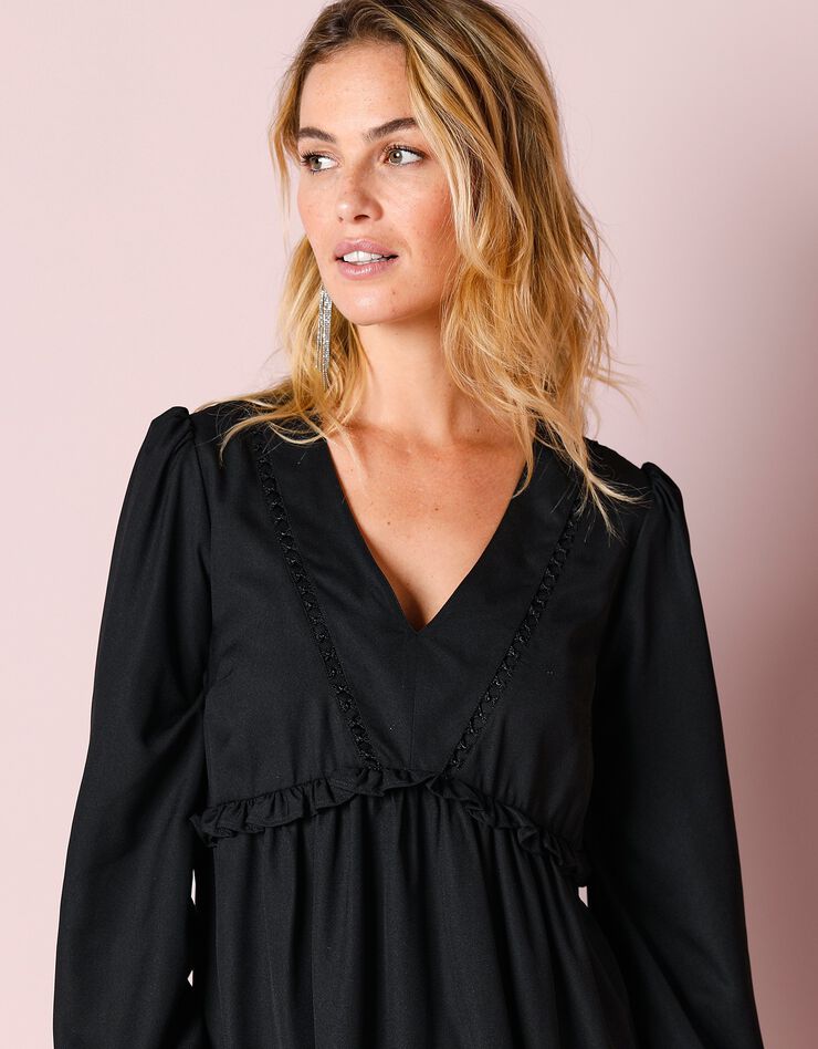 Robe à volants (noir) Robe à volants (noir)