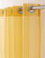 Panneau voile uni finition &oelig;illets (jaune)