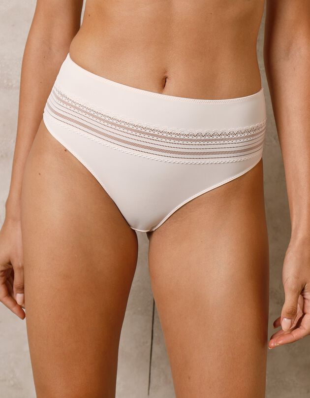 Culotte haute microfibre effet seconde peau Albury - lot de 2 (nude)