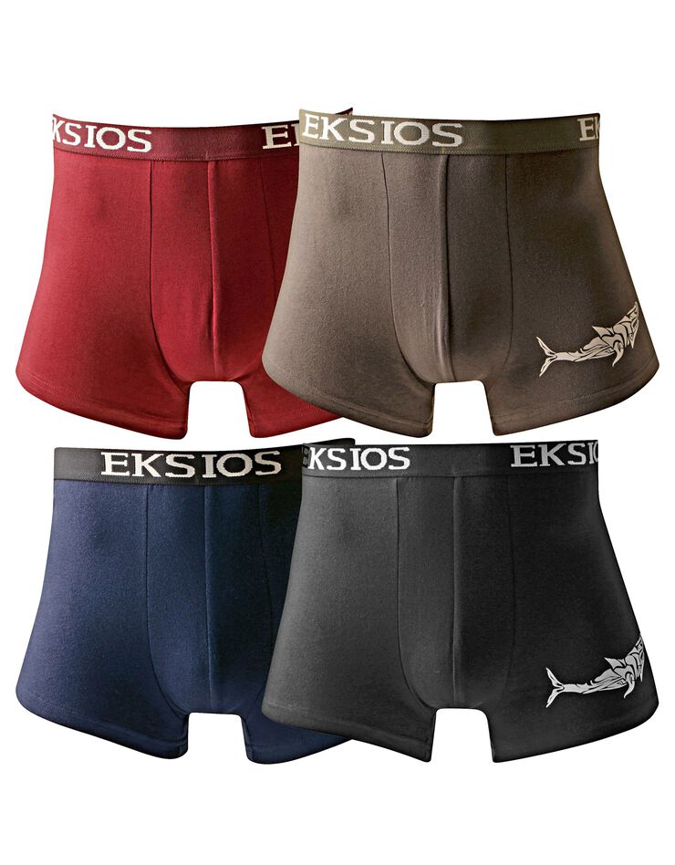 Boxer motif tattoo - lot de 4 (assortis) Boxer motif tattoo - lot de 4 (assortis)
