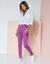 Pantalon fuselé couleur (violet)