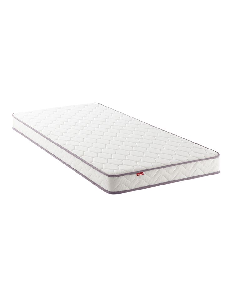 Matelas mousse Mérinos 14 cm confort ferme (blanc)