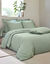 Linge de lit uni percale (vert amande) Linge de lit uni percale (vert amande)