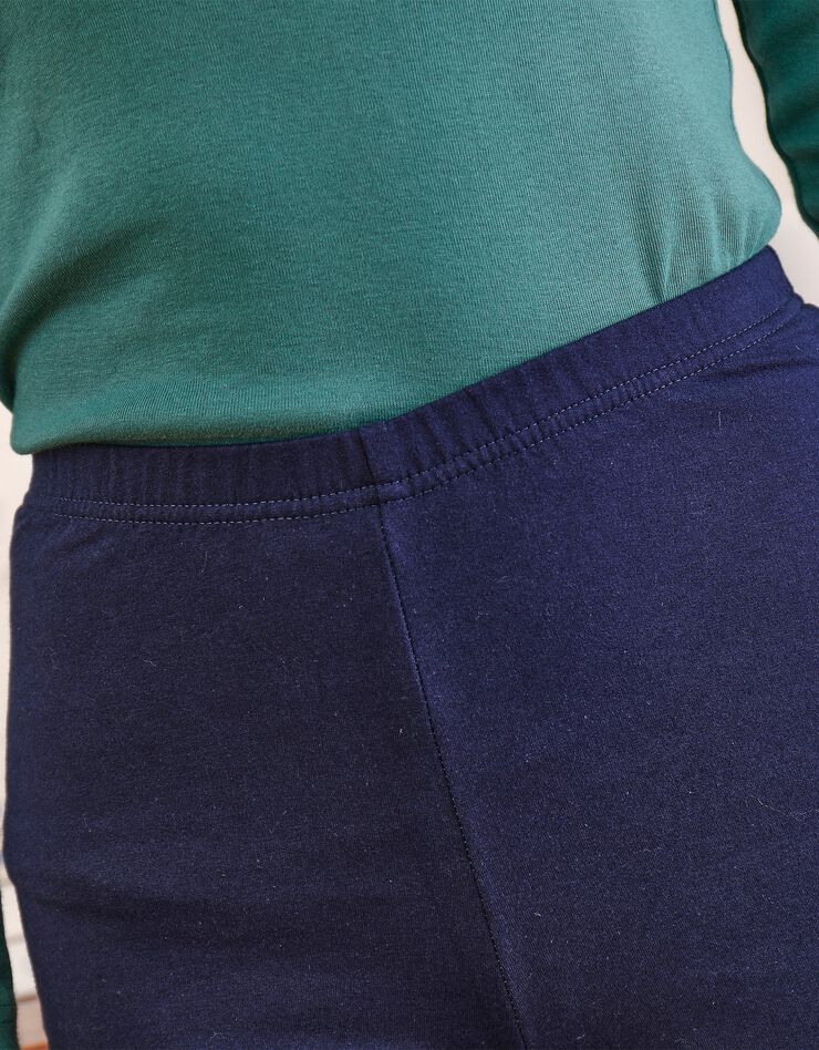 Legging molleton chaud forme trompette (marine) Legging molleton chaud forme trompette (marine)