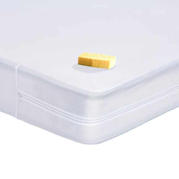 Housse matelas imperméable extensible (blanc)