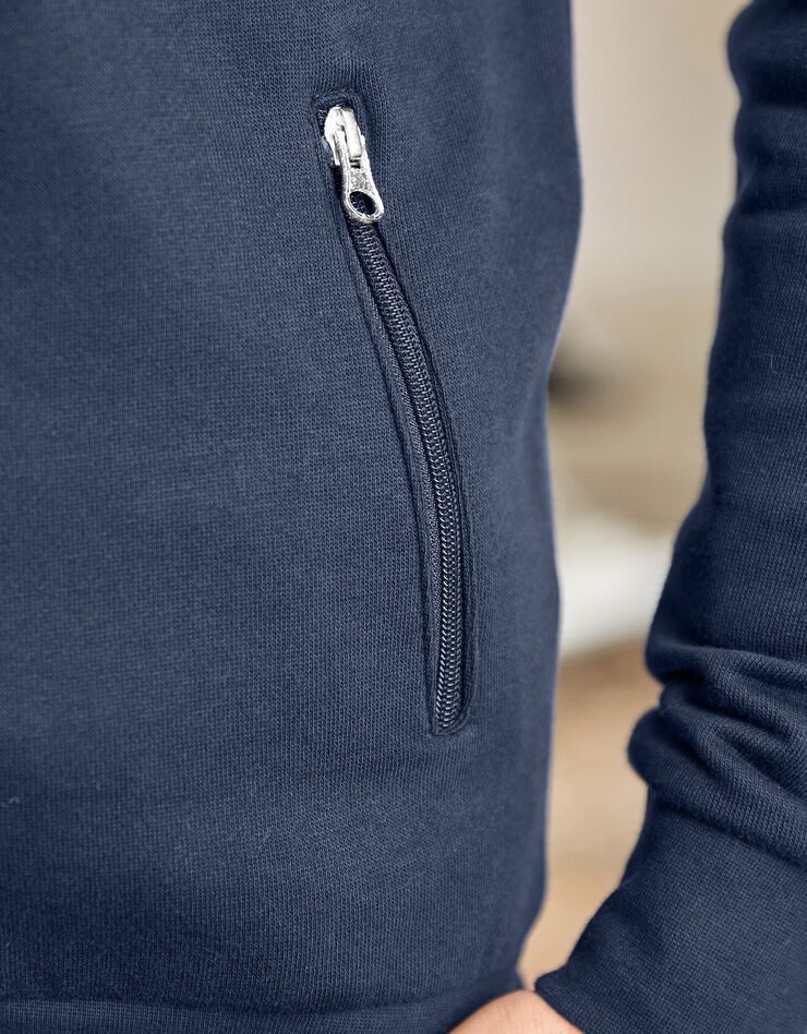 Veste molleton zippée (marine / bleu)