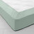 Drap-housse uni coton grands bonnets 40 cm (vert amande)