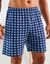Short pyjama coton carreaux (bleu / marine)
