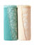Culotte microfibre et dentelle stretch forme tanga taille haute - lot de 2 (bleu + nude)