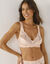Soutien-gorge sans armatures Cerignola - lot de 2 (hibiscus + pêche)