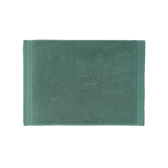 Tapis de bain &eacute;ponge liteau chevron (eucalyptus)