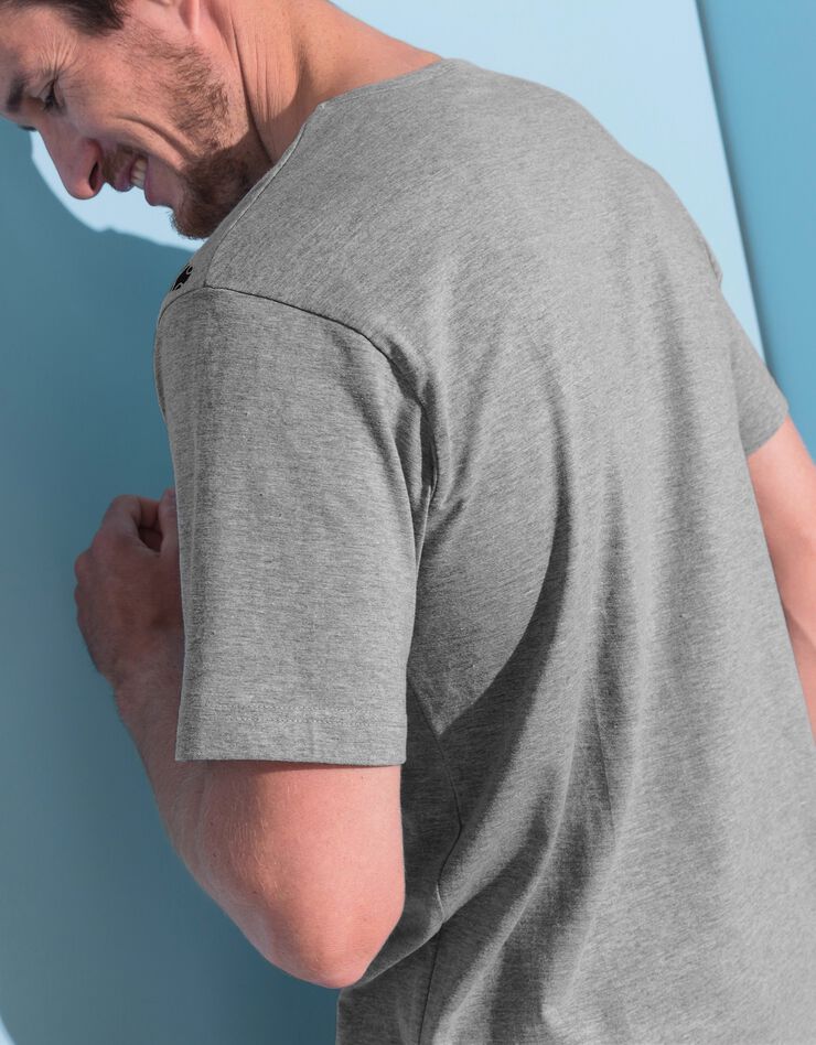 Tee-shirt imprimé tribal (gris) Tee-shirt imprimé tribal (gris)
