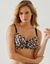 Soutien-gorge Arum dentelle et microfibre imprimées - avec armatures  (noir)
