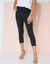Legging 3/4 taille haute, ventre plat (noir)