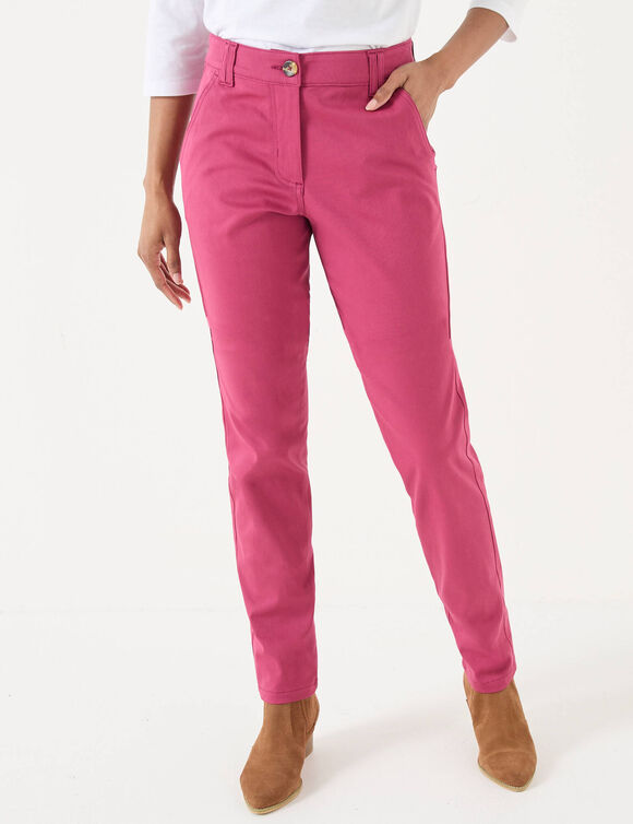 Pantalon chino stretch (prune)