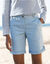 Bermuda uni longueur ajustable (bleu grisé)