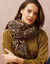 &Eacute;charpe motif l&eacute;opard ultra douce (beige)