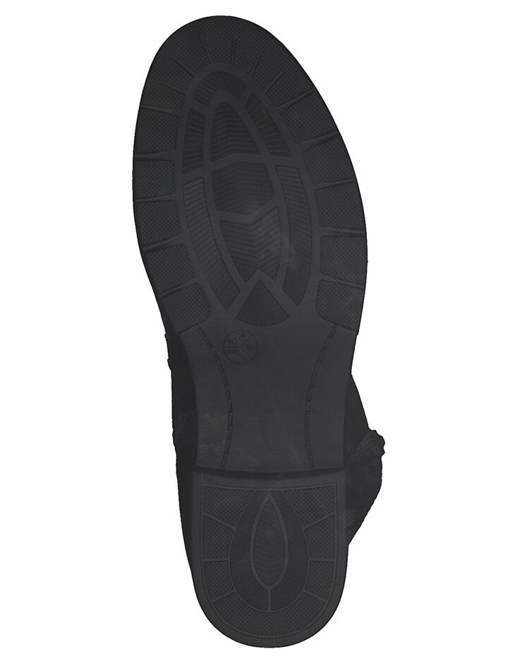 Bottes hautes cuir - spéciales mollet large (noir) Bottes hautes cuir - spéciales mollet large (noir)