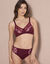 Soutien-gorge grand maintien microfibre Caminata - sans armatures (prune)