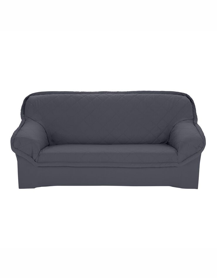 Housse préformée matelassée - fauteuils et canapés (gris anthracite)