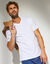 Tee-shirt col V manches courtes (blanc)