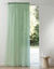 Panneau voile uni finition galon fronceur (vert)