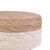 Tabouret avec assise bicolore tressée  (naturel)