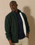 Blouson côte anglaise intérieur fourré (vert sapin)