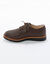 Derbies légères à lacets, semelle compensée crantée (chocolat)