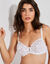 Soutien-gorge forme emboîtante dentelle unie Arum - avec armatures (blanc)