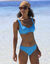 Haut de maillot de bain avec armatures Solaro - forme balconnet (turquoise)