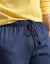 Pantalon jogging molleton bas élastiqué (marine)