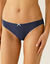 Slip coton stretch imprimé "fleurs' - lot de 4 (bleu / vert)