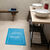 Tapis de bain motif fantaisie (bleu)