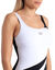 Maillot de bain 1 pièce Liliana Shapewear (noir / blanc)