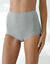 Culotte coton stretch taille tr&egrave;s haute couvrante - lot de 2 (noir + gris chin&eacute;)