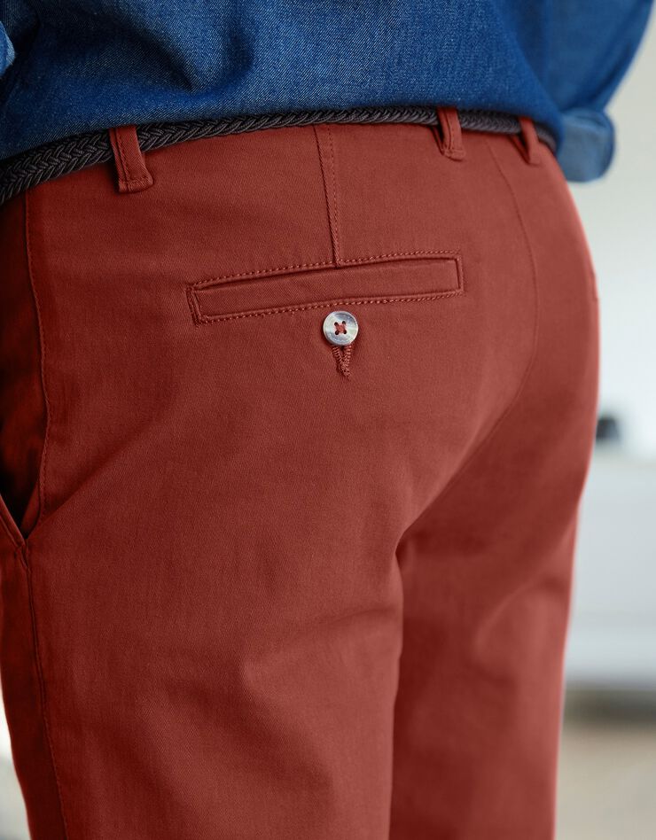 Pantalon chino toile gabardine (brique) Pantalon chino toile gabardine (brique)