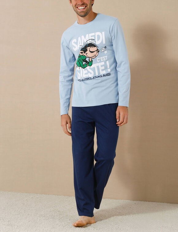 Pyjama pantalon Gaston Lagaffe&reg; (bleu jean / marine)