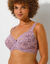 Soutien-gorge tout dentelle grand maintien - avec armatures (violet)