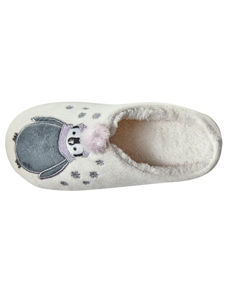 Mules pompon pingouin (écru) Mules pompon pingouin (écru)