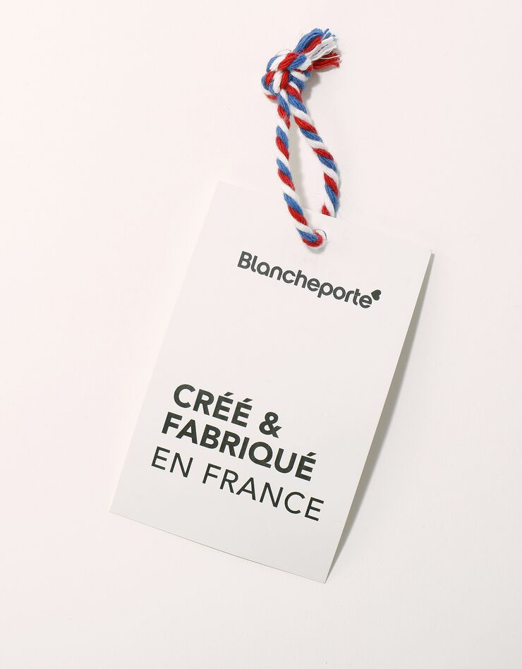 Foulard fabriqué en France imprimé peau de bête, 198x38 cm - coton biologique(1) (rose)