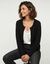 Gilet paletot Sp&eacute;cial Petites, maille poilue (noir)
