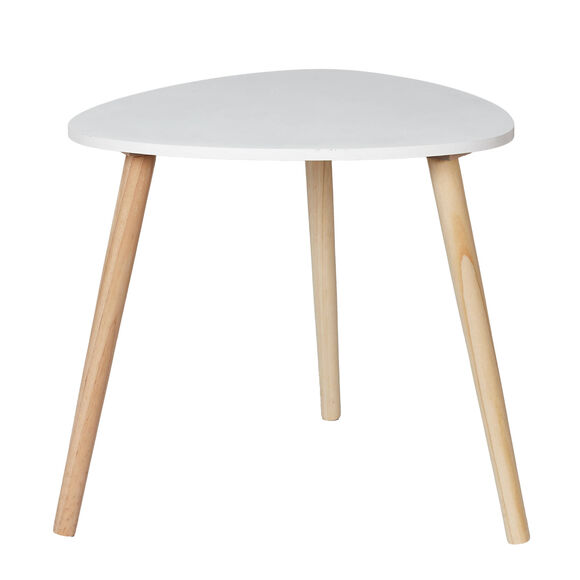 Table d'appoint, petit mod&egrave;le hauteur 40 cm (blanc)
